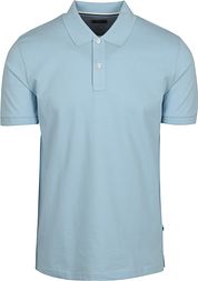 OLYMP Polo Shirt Piqué Light Blue 