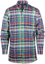 Steppin' Out Shirt Linen Checks Multicolour