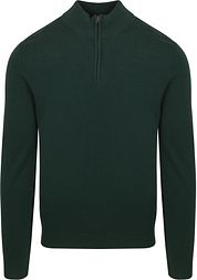 Steppin' Out Half Zip Pullover Merino Wool Caccia Green