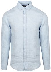 Steppin' Out Shirt Linen Light Blue