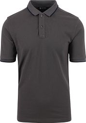 Suitable Respect Polo Shirt Tip Ferry Anthracite