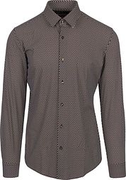 BOSS Hank Shirt Print Brown