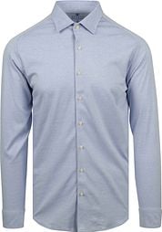 Desoto Non Iron Shirt Kent Melange Light Blue