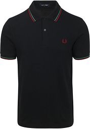  Fred Perry Polo Twin Tipped M3600 Navy Z58