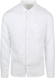 KnowledgeCotton Apparel Shirt Linen White