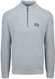 NZA Half Zip Sweater Drake Light Blue