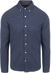 Suitable Shirt Flanel Dark Blue