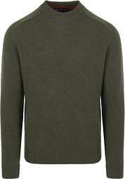 Barbour Grangetown Pullover Wool Olive Green