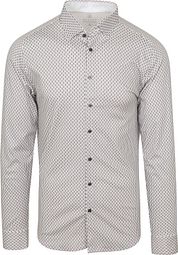 Desoto Shirt Non Iron Full Print White