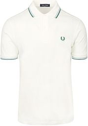  Fred Perry Polo Twin Tipped M3600 White Z52