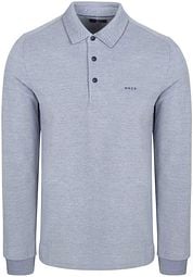 NZA Longsleeve Polo Shirt Hamton Piqué Blue