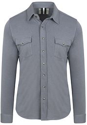 Profuomo Overshirt Western Jersey Blue