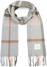 Profuomo Scarf Lambswool Grey Checkered