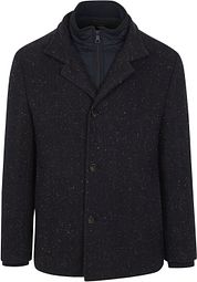 Suitable Robert Coat Wool Navy