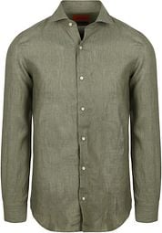 Suitable Shirt Linen Green