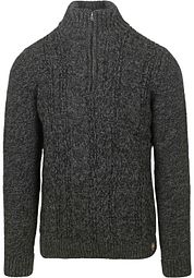 Superdry Half Zip Pullover Jacob Cable Black
