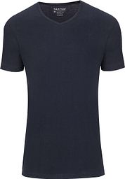 Slater 4-pack Basic Fit T-shirt V-neck Navy