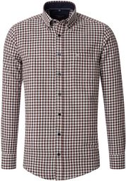 Casa Moda Casual Shirt Checks Brown