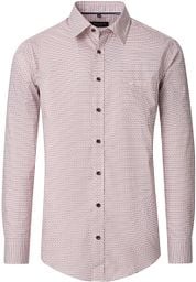 Casa Moda Casual Shirt Squared Circle Red