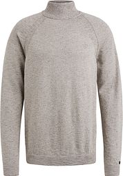 Cast Iron Rollneck Pullover Melange Grey