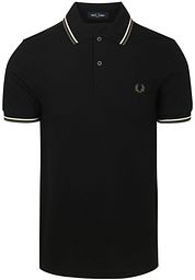  Fred Perry Polo Twin Tipped M3600 Black W54