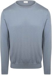 Profuomo Pullover Merino Wool Blue