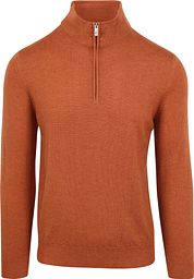 R2 Half Zip Pullover Merino Wool Brique