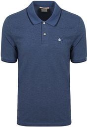 Scotch And Soda Melange Polo Shirt Dark Blue