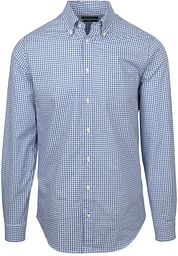 Steppin' Out Poplin Shirt Checks Light Blue
