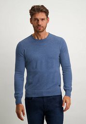 State Of Art Pullover Melange Blue