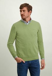 State Of Art Sweater V-Neck Green