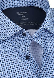 OLYMP Lvl 5 Shirt 24/Seven Design Blue