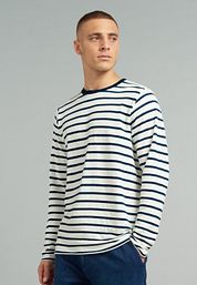 Dstrezzed Sweater Stripes Dark Blue