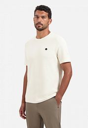 No-Excess T-Shirt Jacquard Ecru