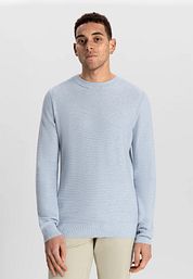 Dstrezzed Pullover Light Blue Melange 