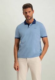 State Of Art Pique Polo Shirt Light Blue
