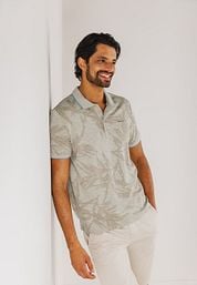  State of Art Poloshirt Faded Leaf Beige