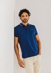  State of Art Poloshirt Jersey Navy