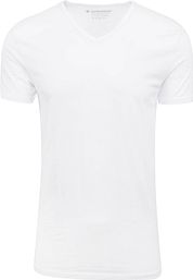 Garage Stretch Basic White V-Neck