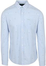 NZA Shirt Julius Print Blue