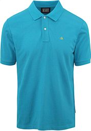 Scotch and Soda Pique Polo Turquoise 