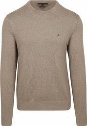 Tommy Hilfiger Pullover Cotton Kashmir Taupe
