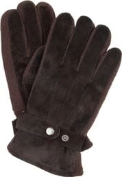 Suitable Suede Gloves Brown