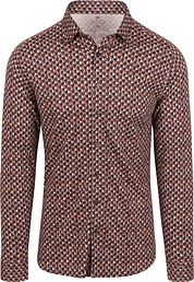 Desoto Shirt Fundamental Vibes Print Brown