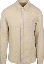 KnowledgeCotton Apparel Shirt Linen Ecru
