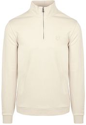 Lyle & Scott Half Zip Pullover Tonal Ecru