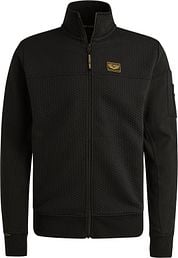 PME Legend Cardigan Jacquard Interlock Black