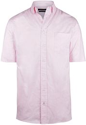 Steppin' Out Regular Fit Short-Sleeve Shirt in Light Pink