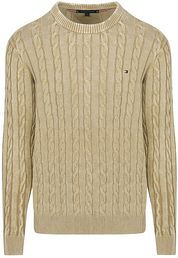 Tommy Hilfiger Pullover Cable Sandalwood