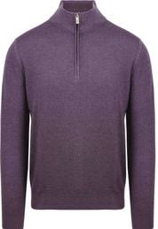 R2 Half Zip Pullover Merino Wool Purple